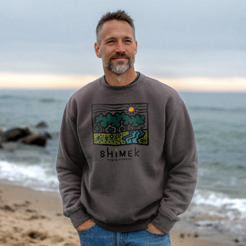 Shimek State Forest Crewneck Sweatshirt Adventure and Outdoors Themed Sweatshirt
