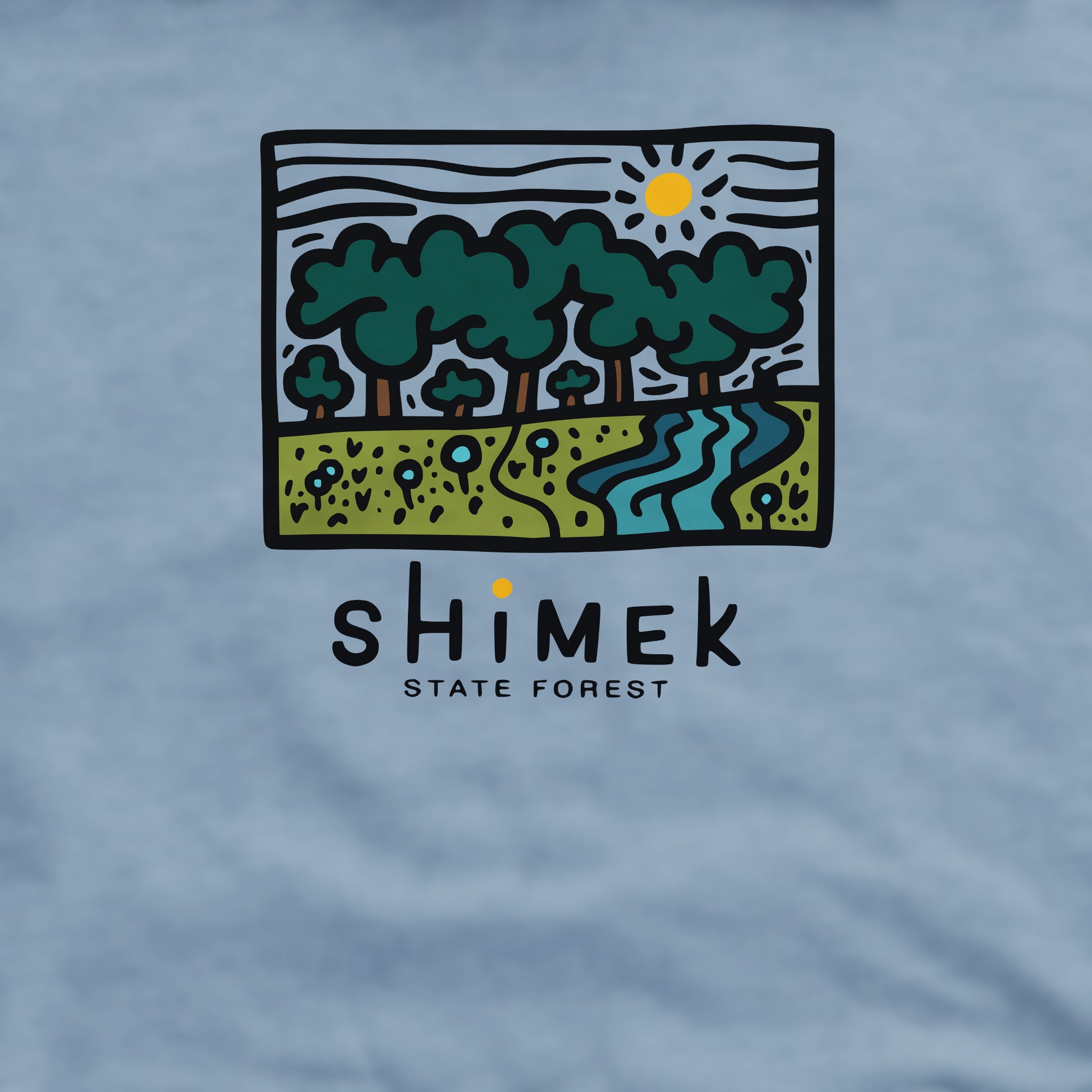 Shimek State Forest Crewneck Sweatshirt Adventure and Outdoors Themed Sweatshirt