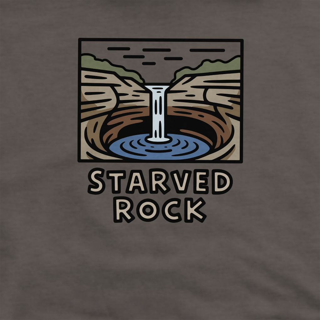 Starved Rock State Park Crewneck Sweatshirt Adventure and Outdoors Themed Sweatshirt