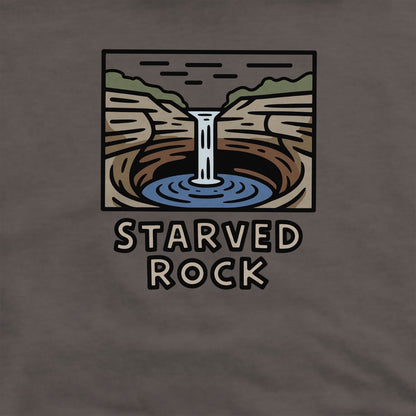 Starved Rock State Park Crewneck Sweatshirt Adventure and Outdoors Themed Sweatshirt