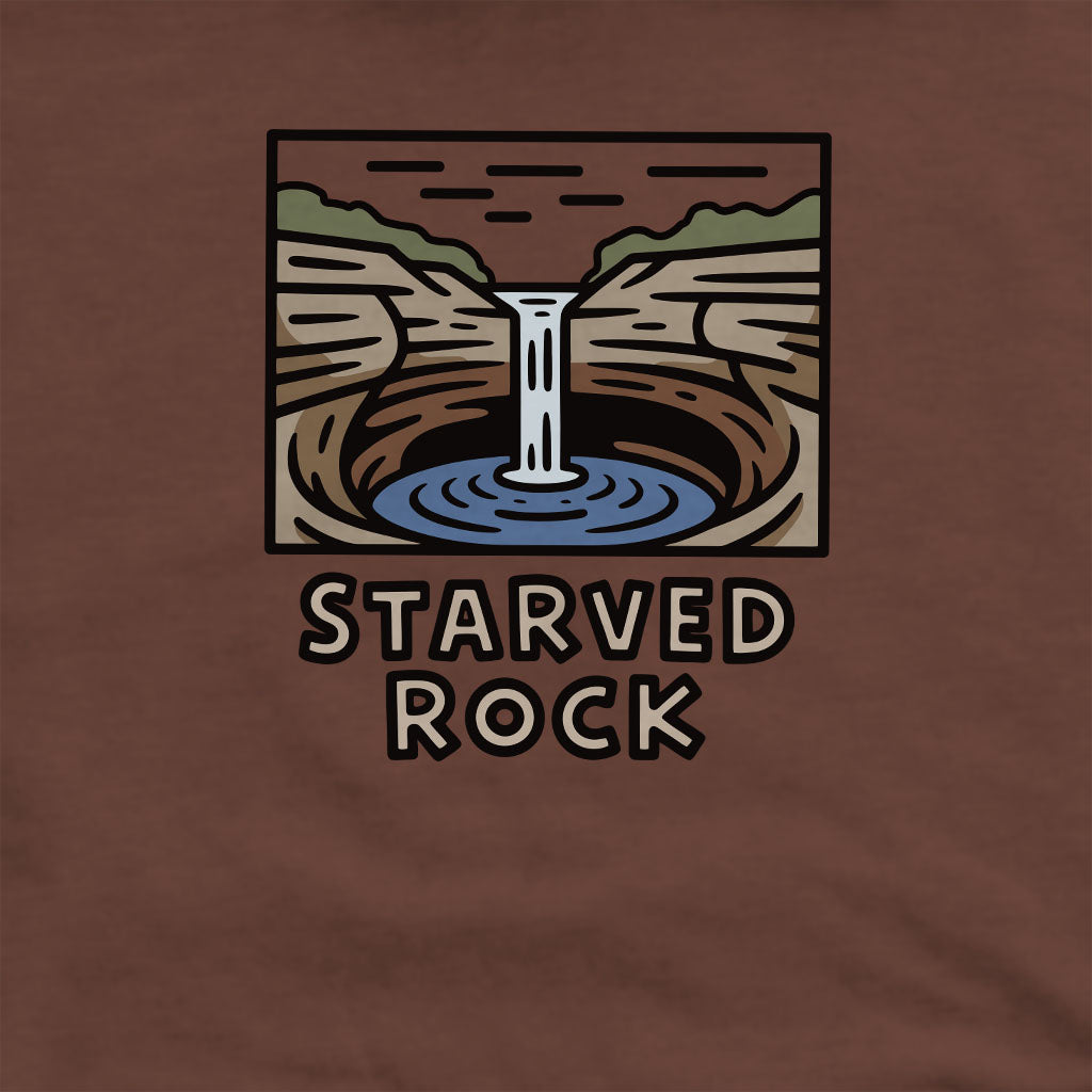 Starved Rock State Park Crewneck Sweatshirt Adventure and Outdoors Themed Sweatshirt