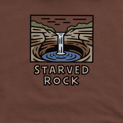 Starved Rock State Park Crewneck Sweatshirt Adventure and Outdoors Themed Sweatshirt