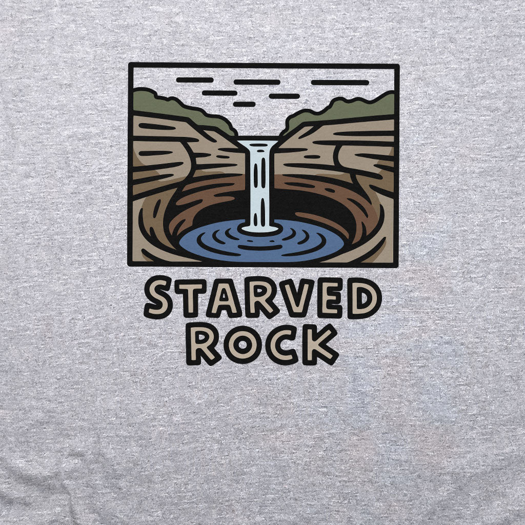 Starved Rock State Park Crewneck Sweatshirt Adventure and Outdoors Themed Sweatshirt
