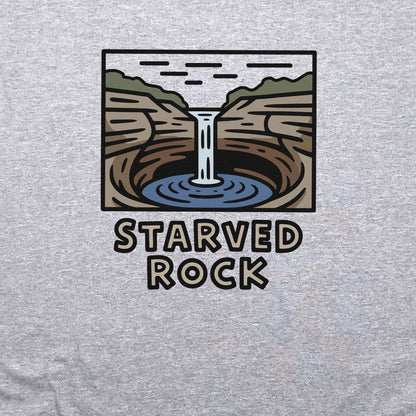 Starved Rock State Park Crewneck Sweatshirt Adventure and Outdoors Themed Sweatshirt