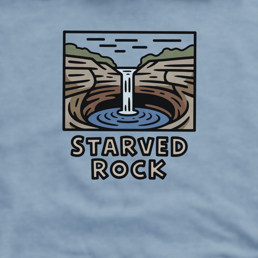 Starved Rock State Park Crewneck Sweatshirt Adventure and Outdoors Themed Sweatshirt