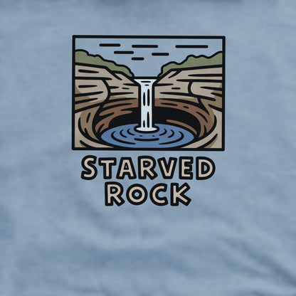 Starved Rock State Park Crewneck Sweatshirt Adventure and Outdoors Themed Sweatshirt