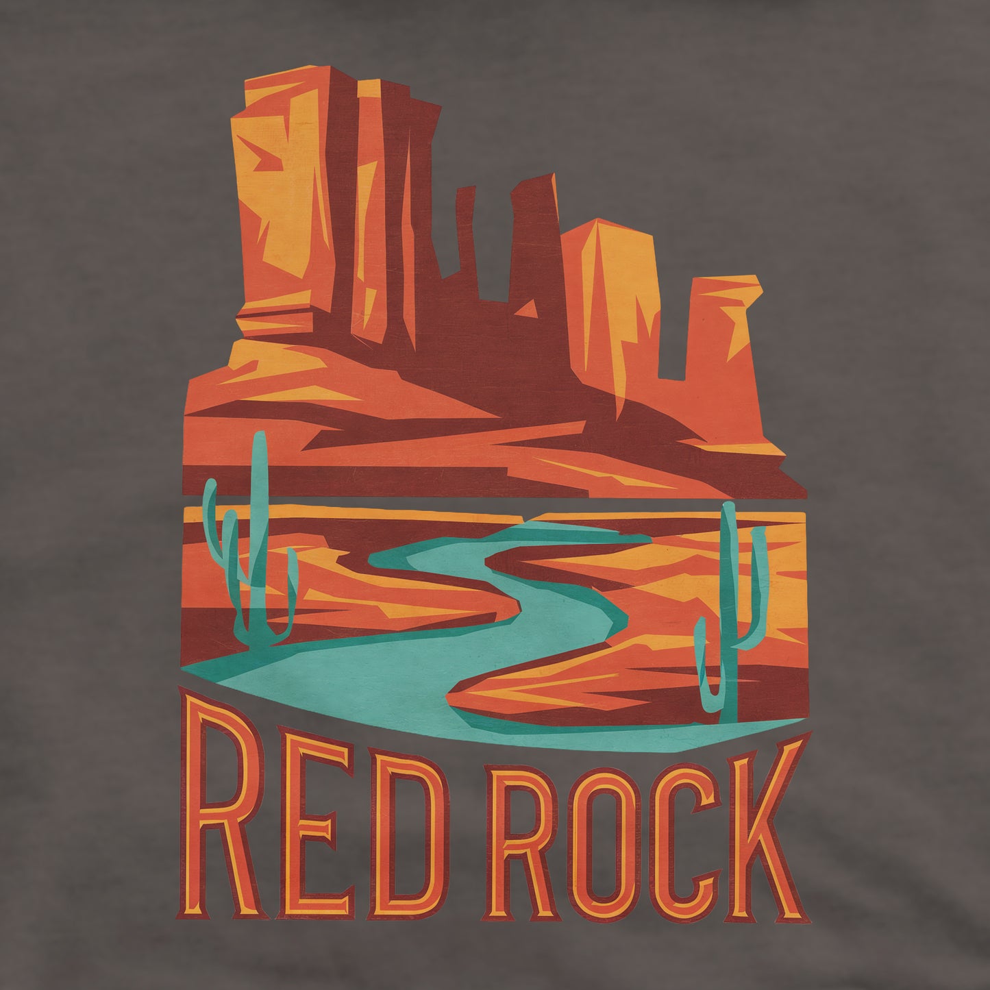 Red Rock State Park Crewneck Sweatshirt Adventure and Outdoors Themed Sweatshirt