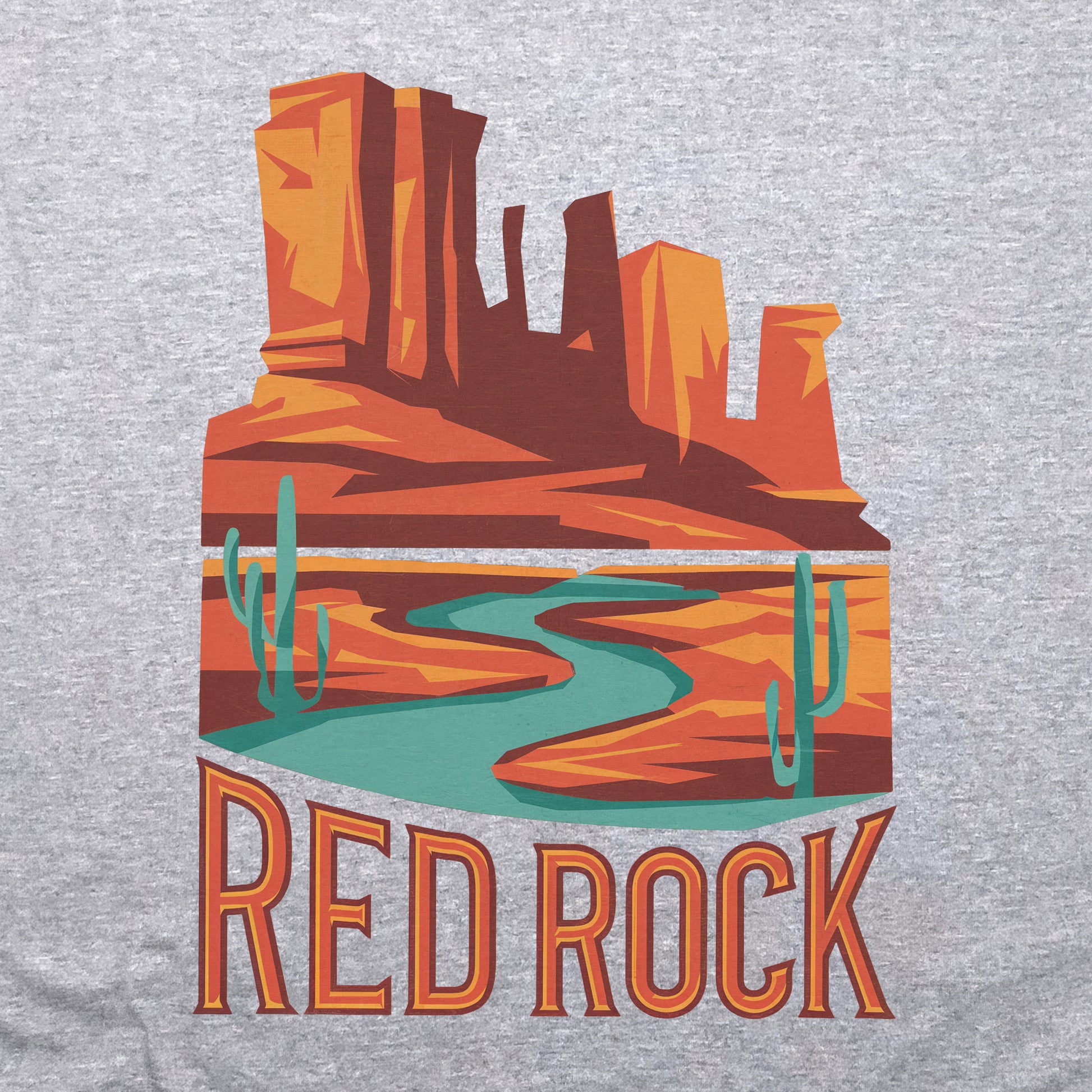 Red Rock State Park Crewneck Sweatshirt Adventure and Outdoors Themed Sweatshirt
