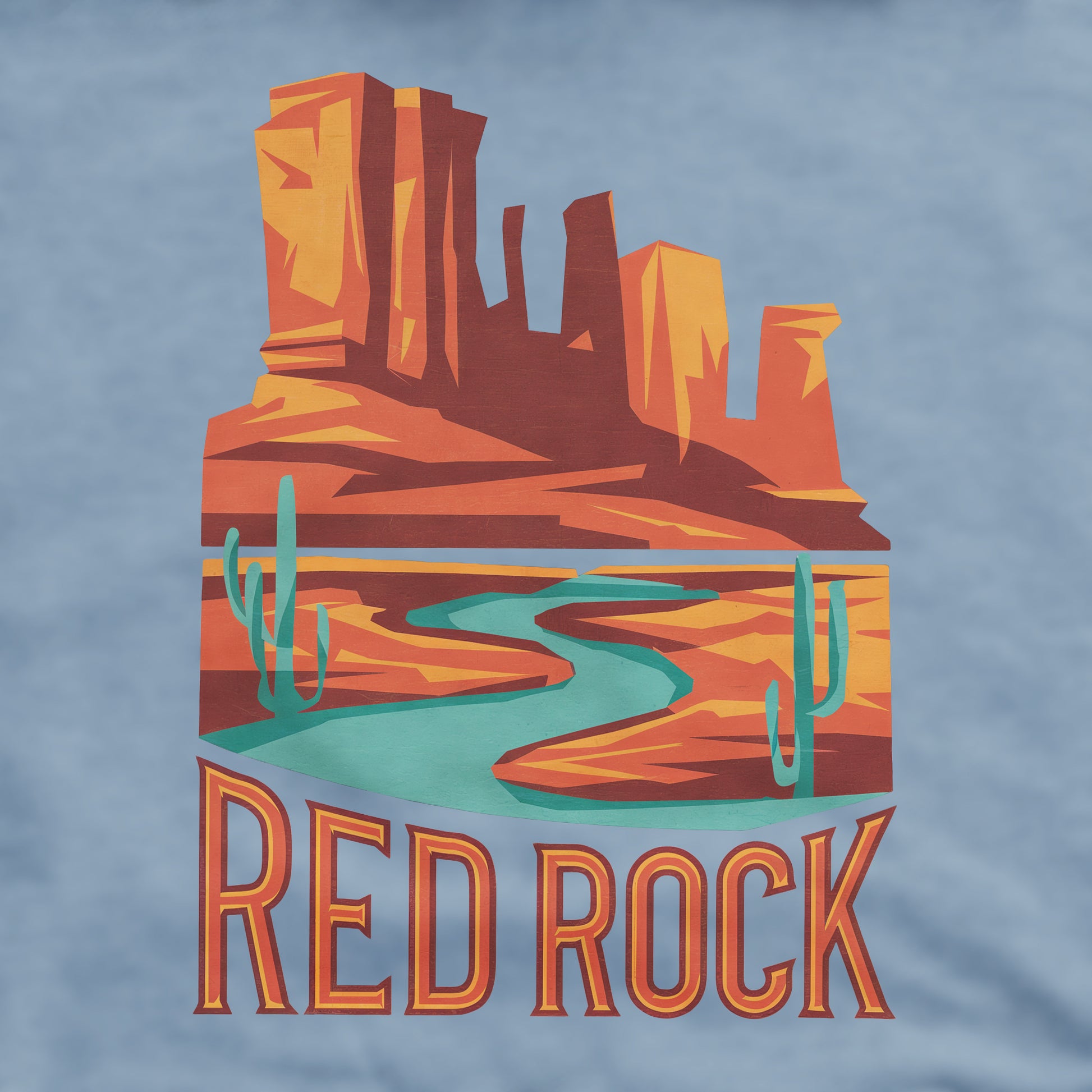 Red Rock State Park Crewneck Sweatshirt Adventure and Outdoors Themed Sweatshirt