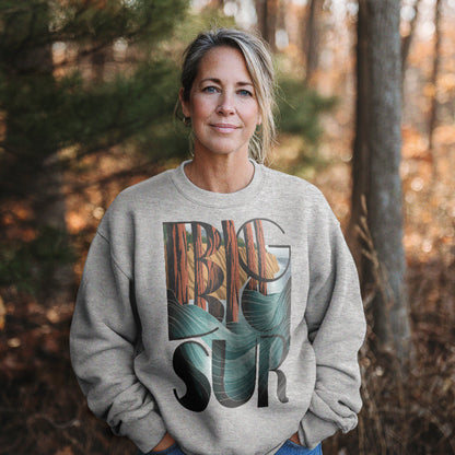 Big Sur State Park Crewneck Sweatshirt Adventure and Outdoors Themed Sweatshirt