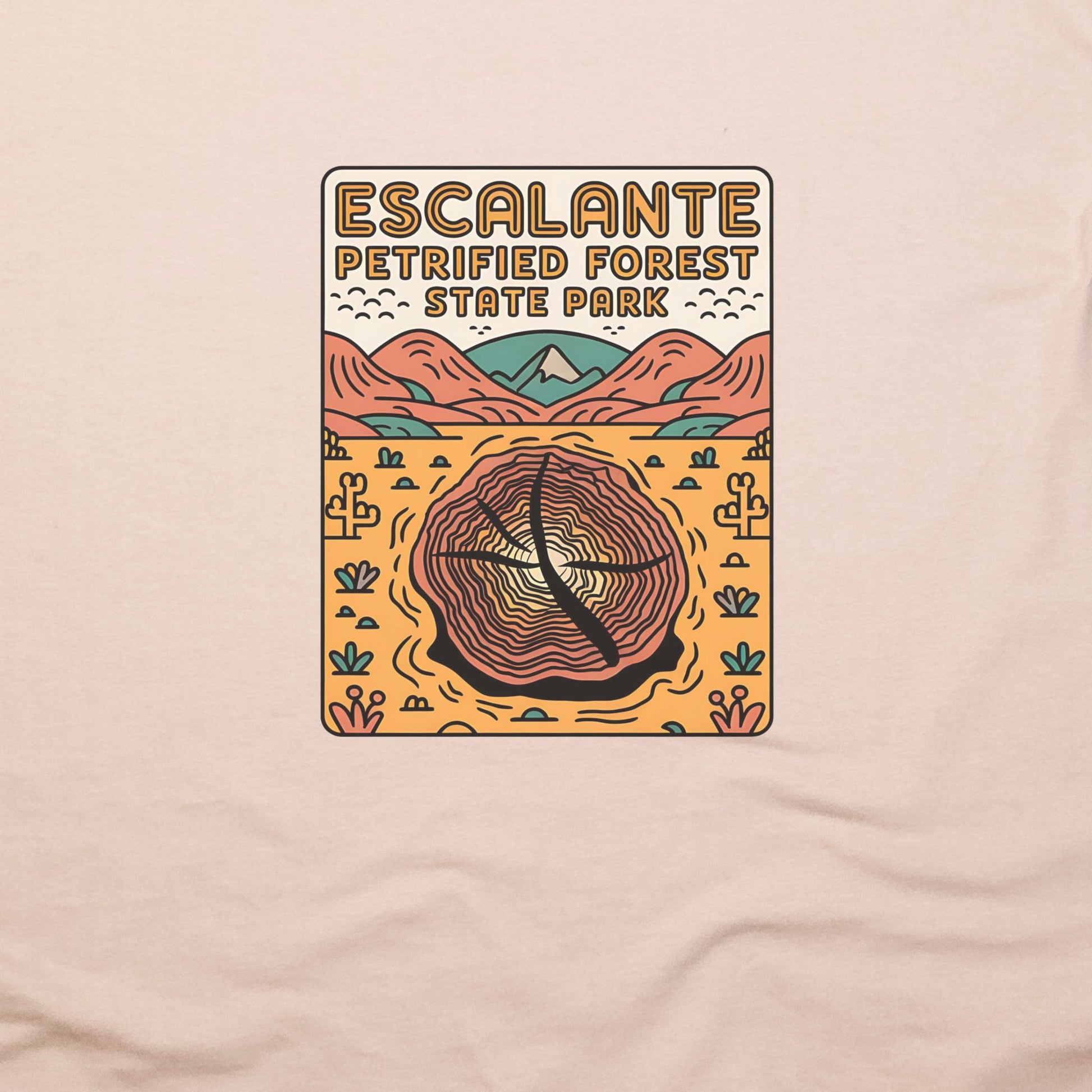Escalante Petrified Forest State Park T-Shirt Adventure and Outdoors Themed T-Shirt