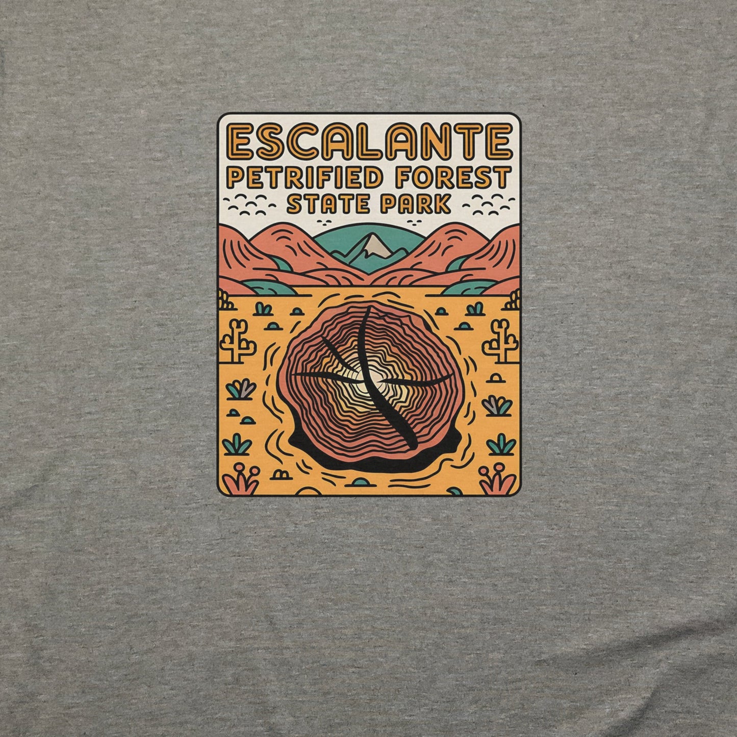 Escalante Petrified Forest State Park T-Shirt Adventure and Outdoors Themed T-Shirt