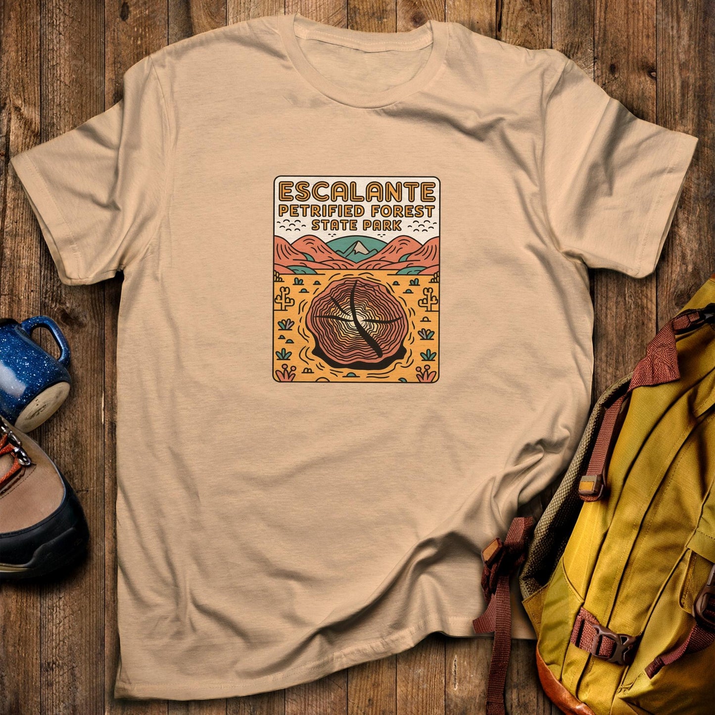 Escalante Petrified Forest State Park T-Shirt Sand Adventure and Outdoors Themed T-Shirt