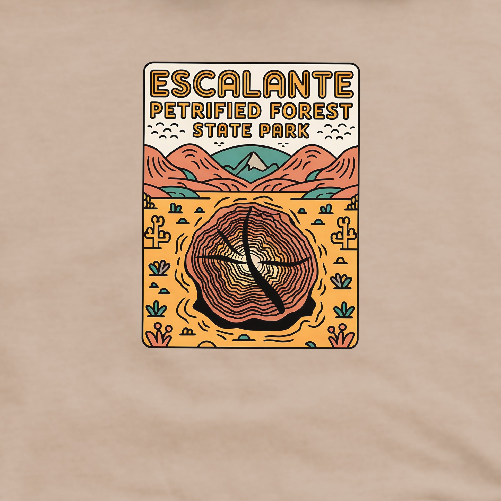 Escalante Petrified Forest State Park Crewneck Sweatshirt Adventure and Outdoors Themed Sweatshirt