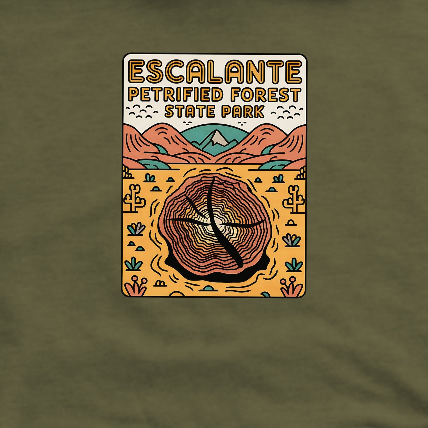 Escalante Petrified Forest State Park Crewneck Sweatshirt Adventure and Outdoors Themed Sweatshirt