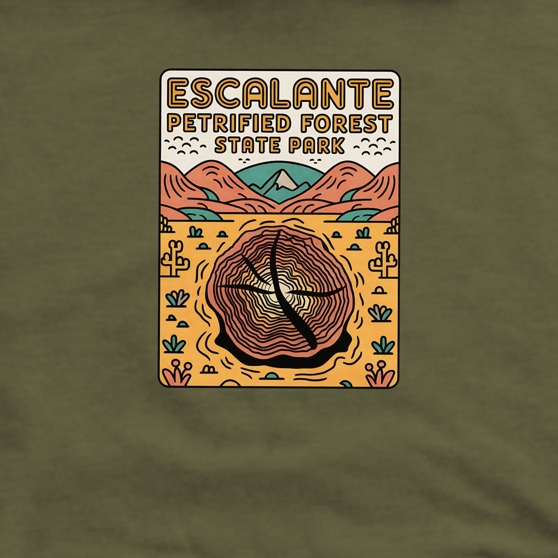 Escalante Petrified Forest State Park Crewneck Sweatshirt Adventure and Outdoors Themed Sweatshirt