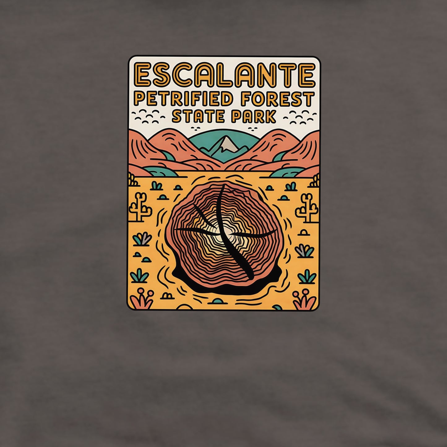 Escalante Petrified Forest State Park Crewneck Sweatshirt Adventure and Outdoors Themed Sweatshirt