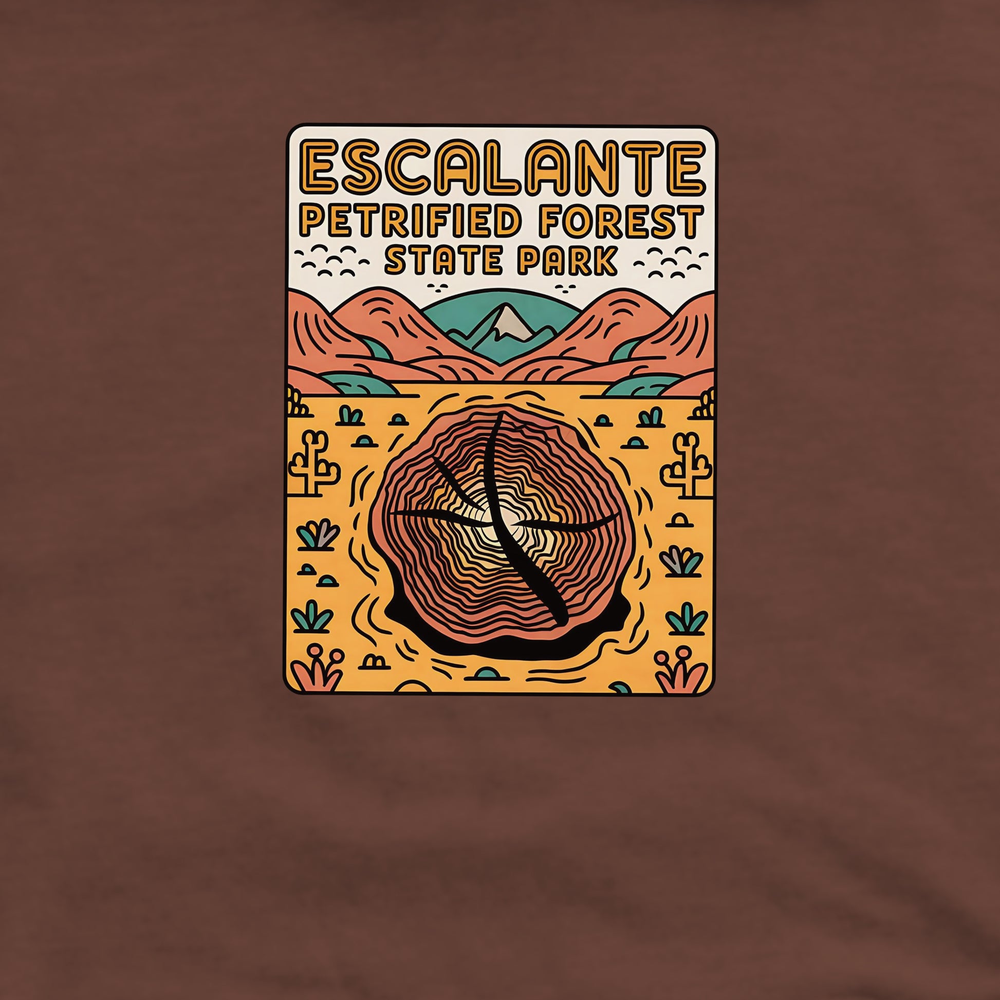 Escalante Petrified Forest State Park Crewneck Sweatshirt Adventure and Outdoors Themed Sweatshirt
