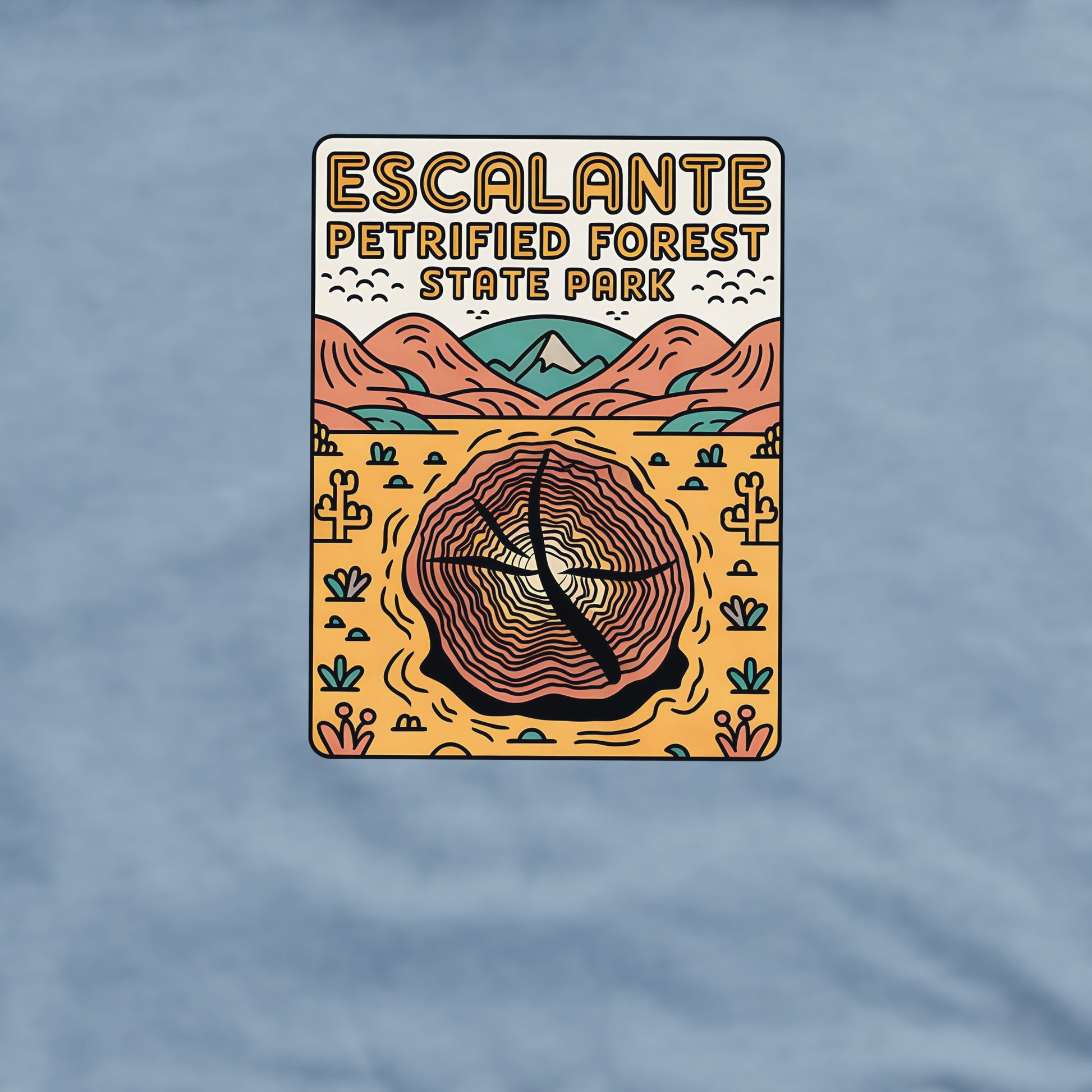 Escalante Petrified Forest State Park Crewneck Sweatshirt Adventure and Outdoors Themed Sweatshirt