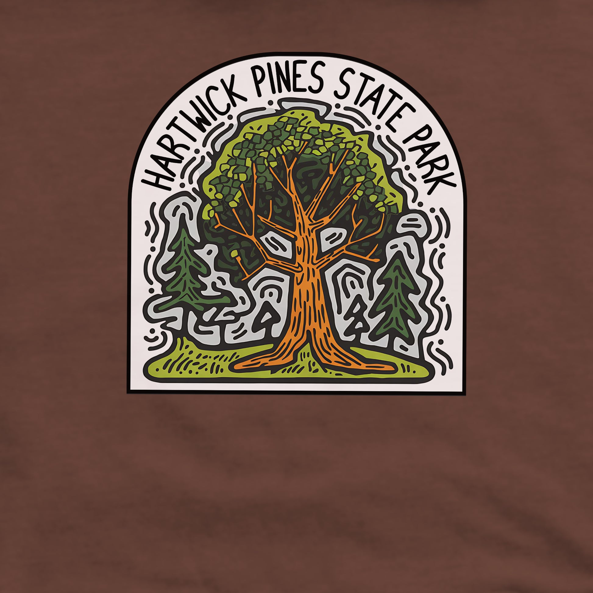 Hartwick Pines State Park Crewneck Sweatshirt Adventure and Outdoors Themed Sweatshirt