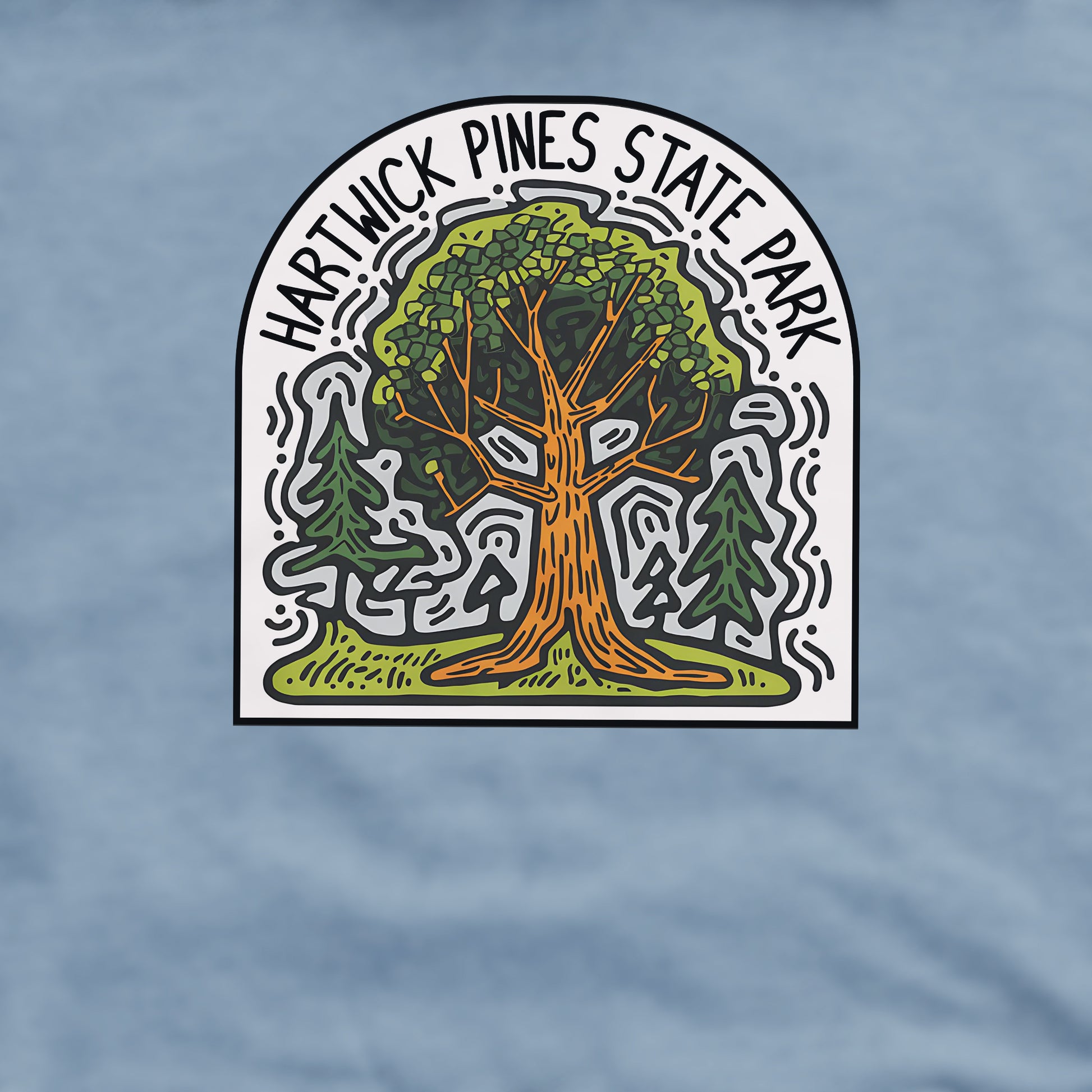 Hartwick Pines State Park Crewneck Sweatshirt Adventure and Outdoors Themed Sweatshirt