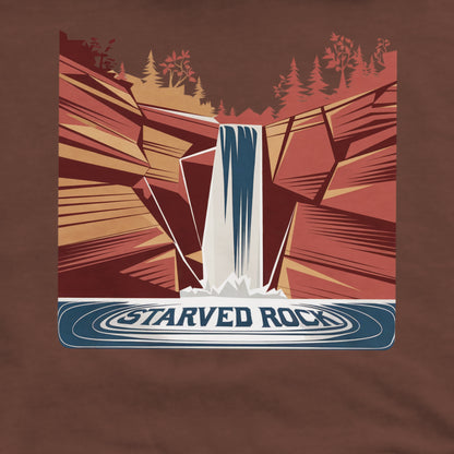 Starved Rock State Park Crewneck Sweatshirt Adventure and Outdoors Themed Sweatshirt