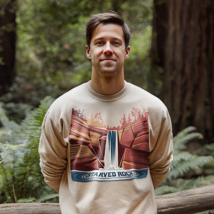 Starved Rock State Park Crewneck Sweatshirt Adventure and Outdoors Themed Sweatshirt