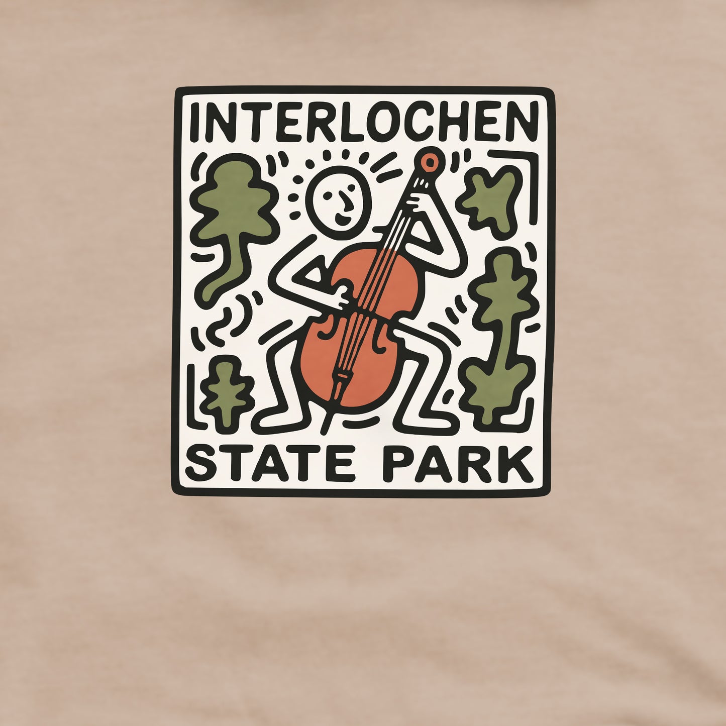 Interlochen State Park Crewneck Sweatshirt Adventure and Outdoors Themed Sweatshirt