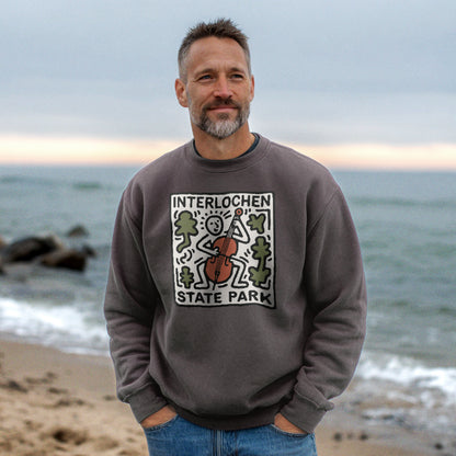 Interlochen State Park Crewneck Sweatshirt Adventure and Outdoors Themed Sweatshirt