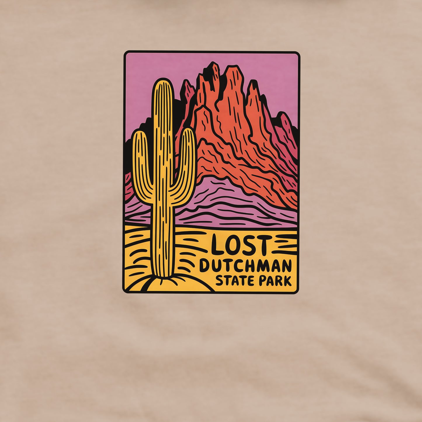 Lost Dutchman State Park Crewneck Sweatshirt Adventure and Outdoors Themed Sweatshirt