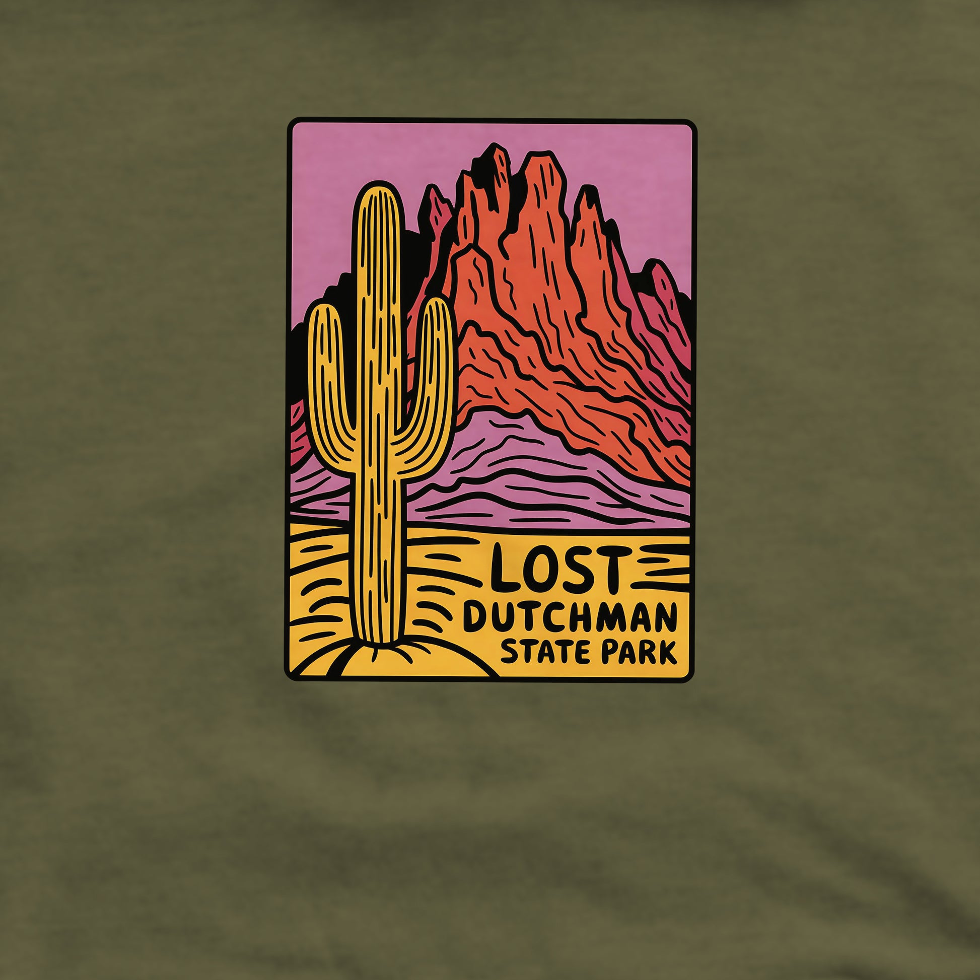 Lost Dutchman State Park Crewneck Sweatshirt Adventure and Outdoors Themed Sweatshirt