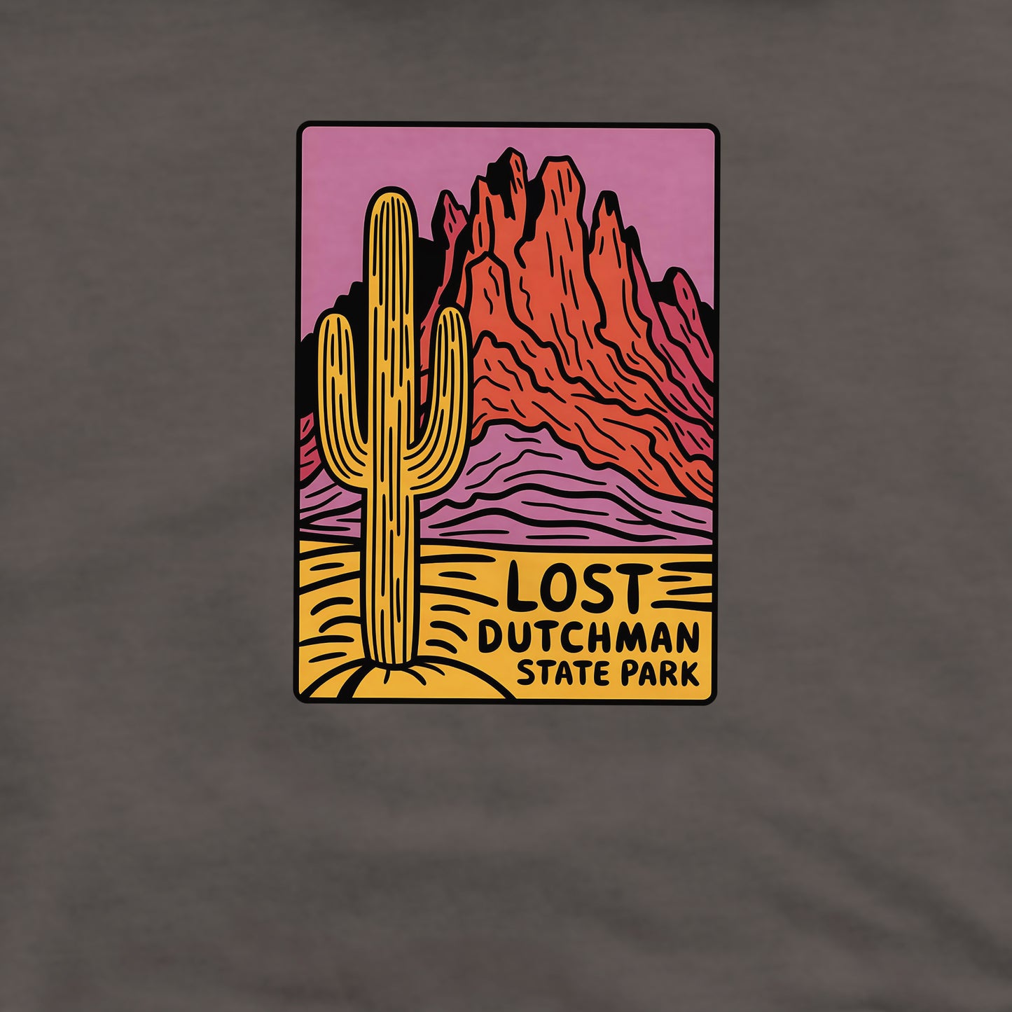 Lost Dutchman State Park Crewneck Sweatshirt Adventure and Outdoors Themed Sweatshirt