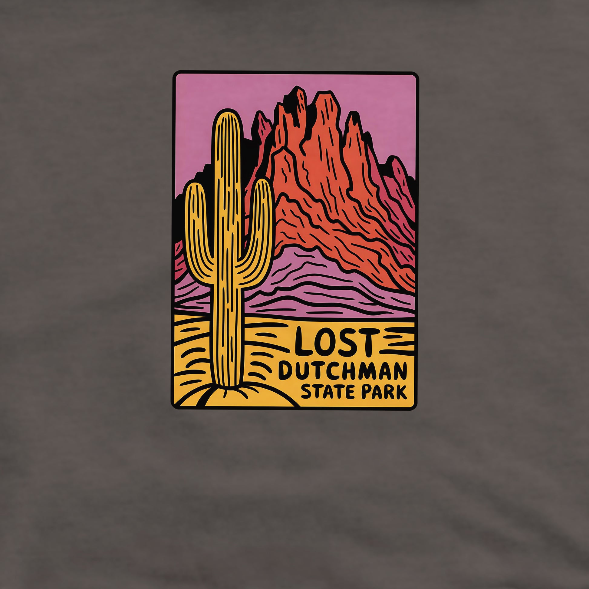 Lost Dutchman State Park Crewneck Sweatshirt Adventure and Outdoors Themed Sweatshirt