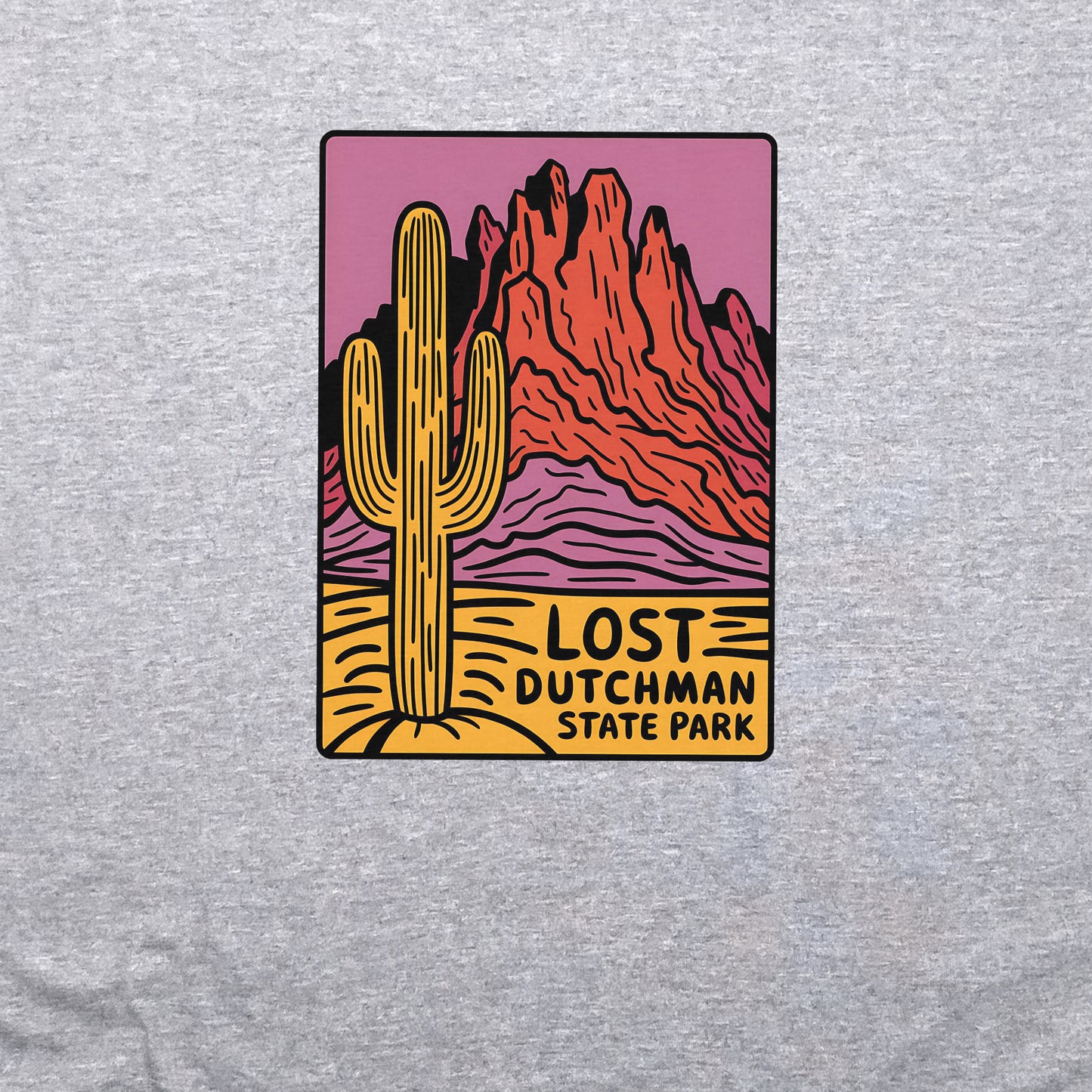 Lost Dutchman State Park Crewneck Sweatshirt Adventure and Outdoors Themed Sweatshirt
