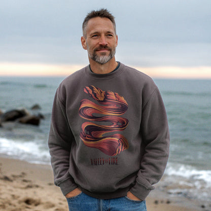 Valley of Fire State Park Crewneck Sweatshirt Adventure and Outdoors Themed Sweatshirt