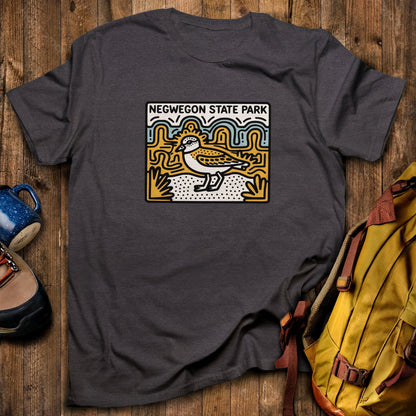 Negwegon State Park T-Shirt Dark Heather Adventure and Outdoors Themed T-Shirt