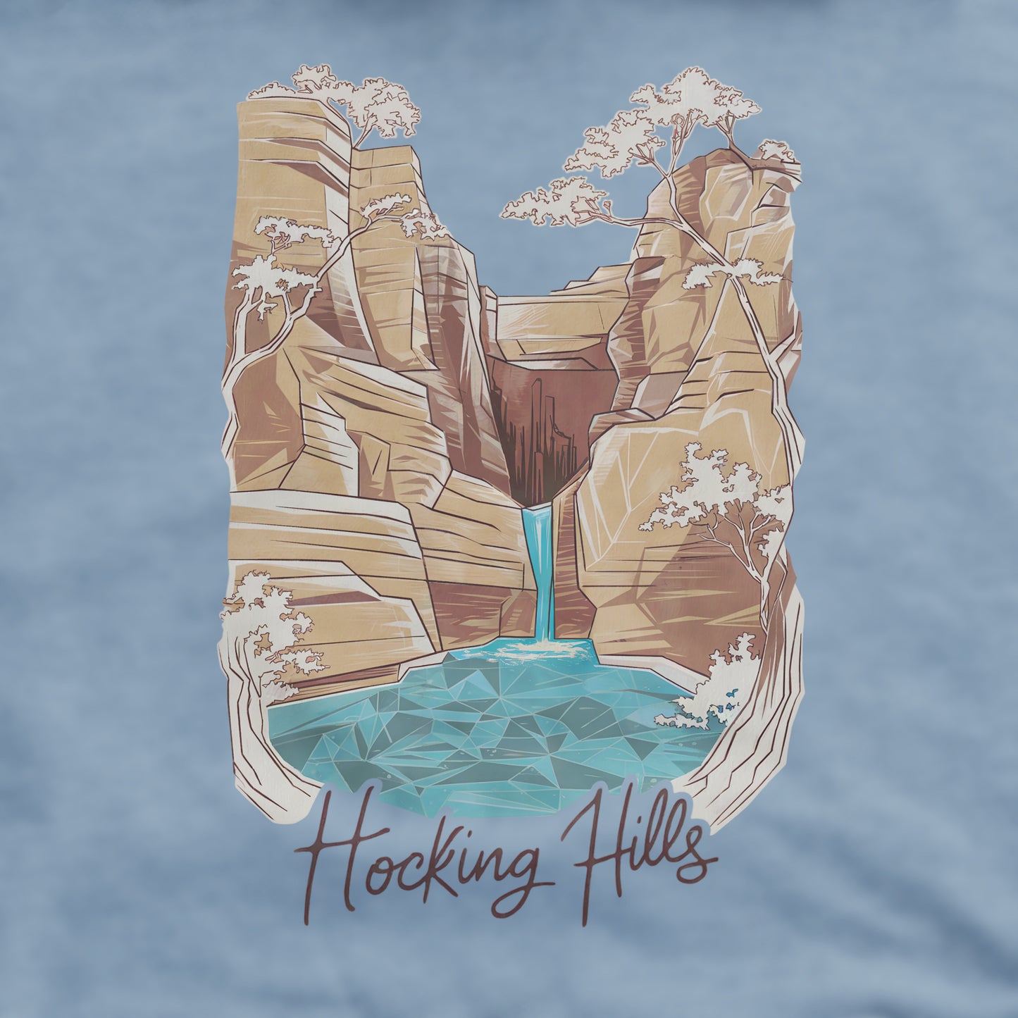 Hocking Hills State Park Crewneck Sweatshirt Adventure and Outdoors Themed Sweatshirt