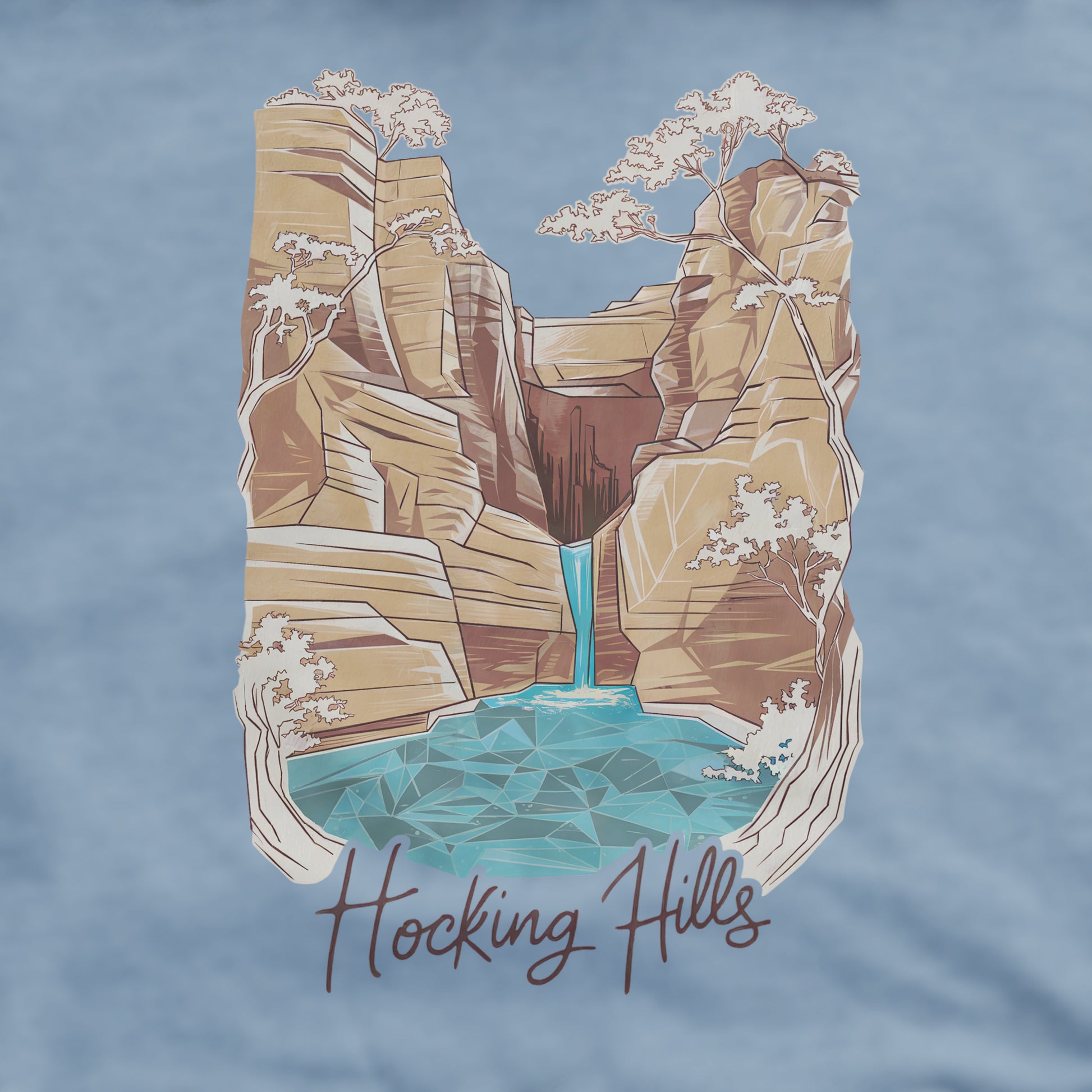 Hocking Hills State Park Crewneck Sweatshirt Adventure and Outdoors Themed Sweatshirt