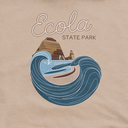 Ecola State Park Crewneck Sweatshirt Adventure and Outdoors Themed Sweatshirt