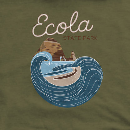 Ecola State Park Crewneck Sweatshirt Adventure and Outdoors Themed Sweatshirt