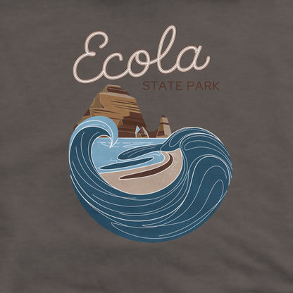 Ecola State Park Crewneck Sweatshirt Adventure and Outdoors Themed Sweatshirt