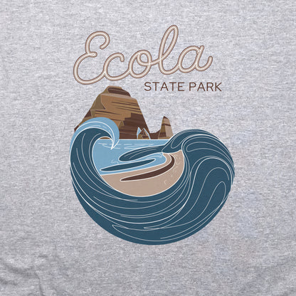 Ecola State Park Crewneck Sweatshirt Adventure and Outdoors Themed Sweatshirt