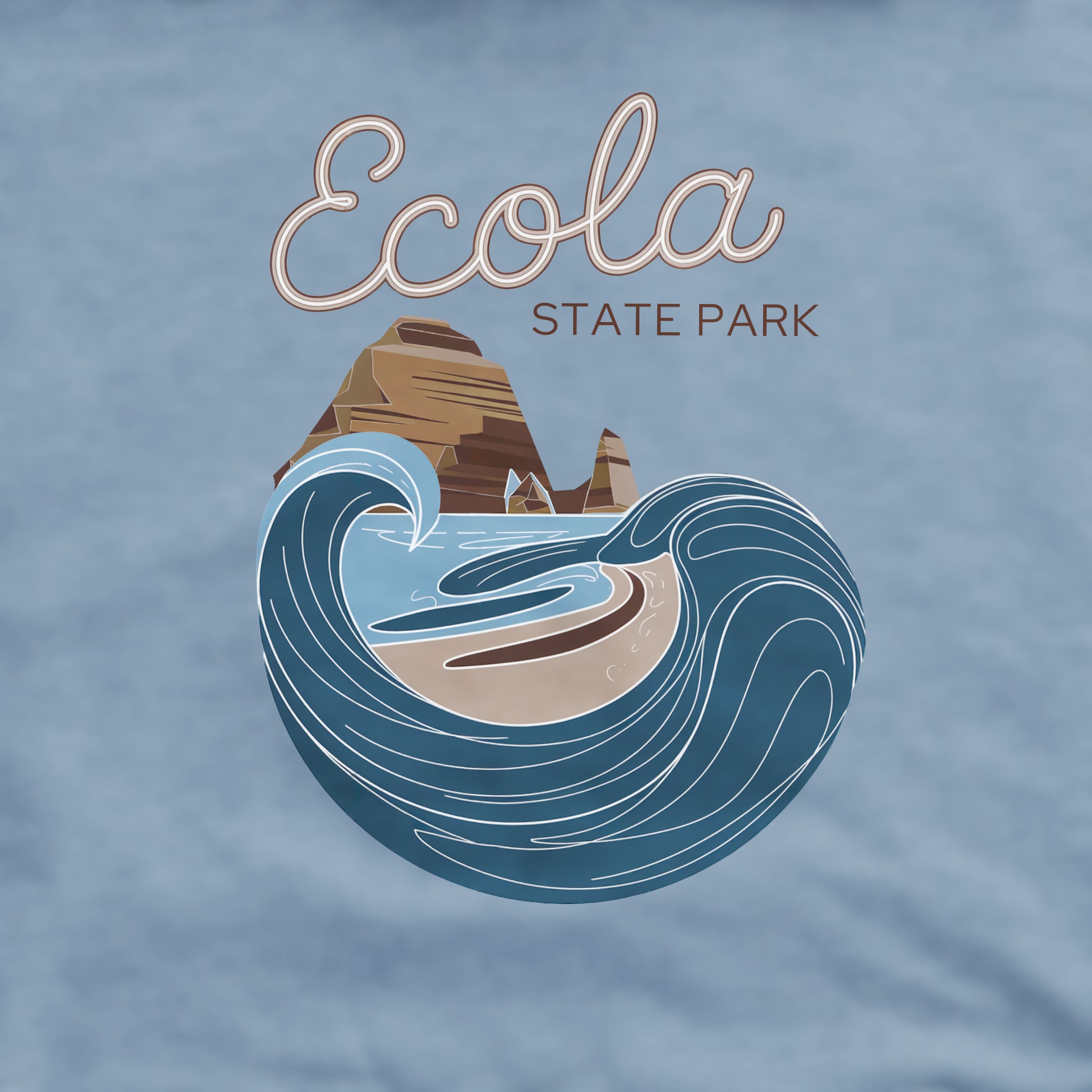 Ecola State Park Crewneck Sweatshirt Adventure and Outdoors Themed Sweatshirt