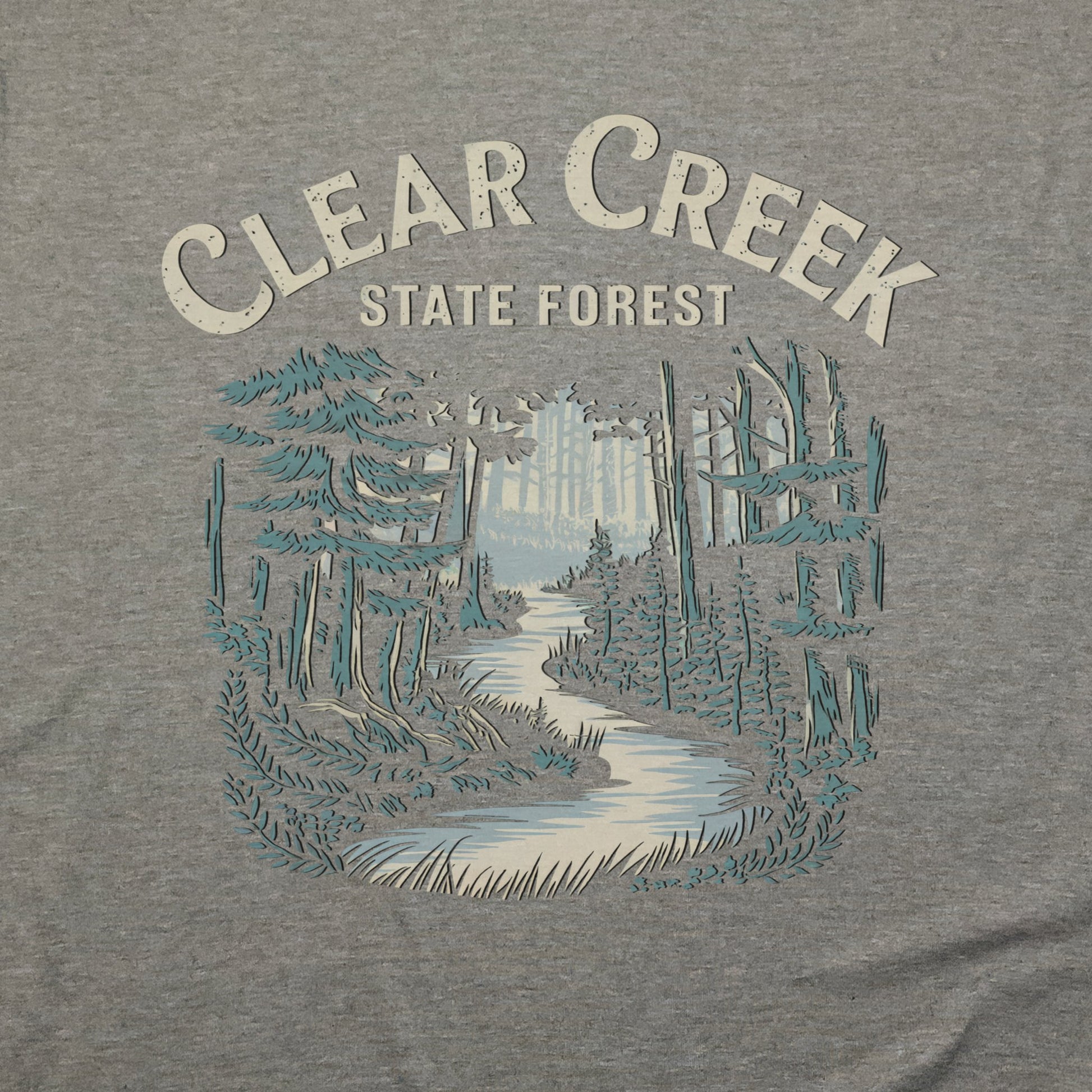 Clear Creek State Forest T-Shirt Adventure and Outdoors Themed T-Shirt