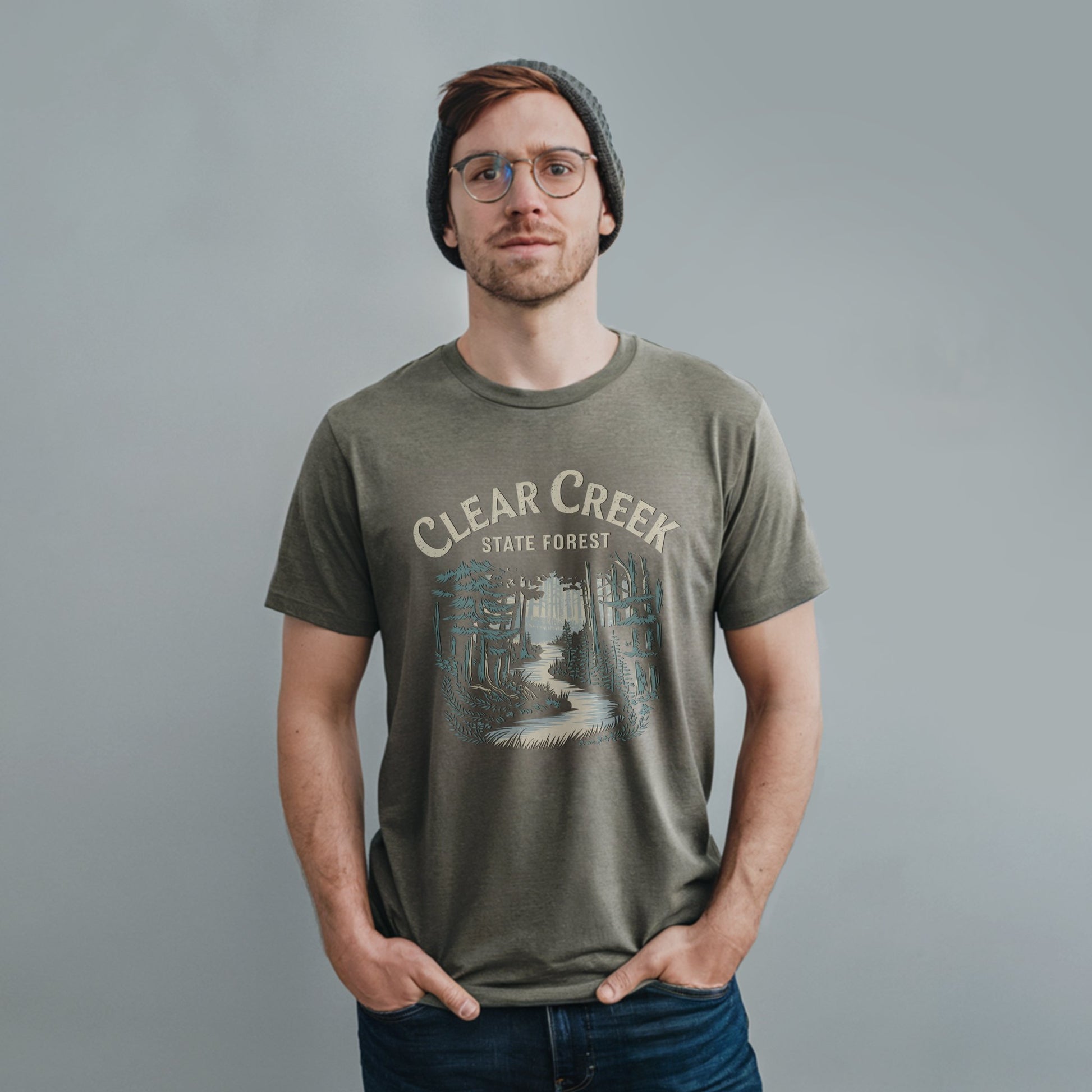 Clear Creek State Forest T-Shirt Adventure and Outdoors Themed T-Shirt