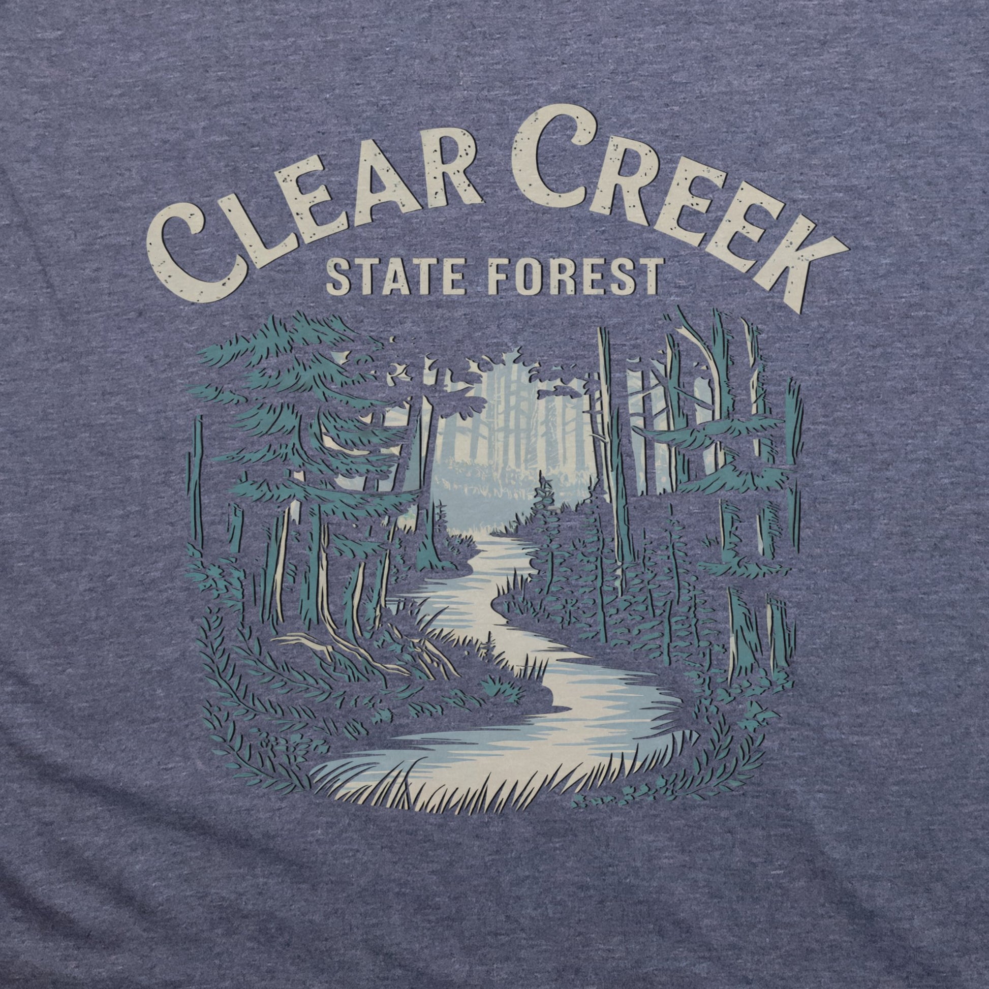 Clear Creek State Forest T-Shirt Adventure and Outdoors Themed T-Shirt