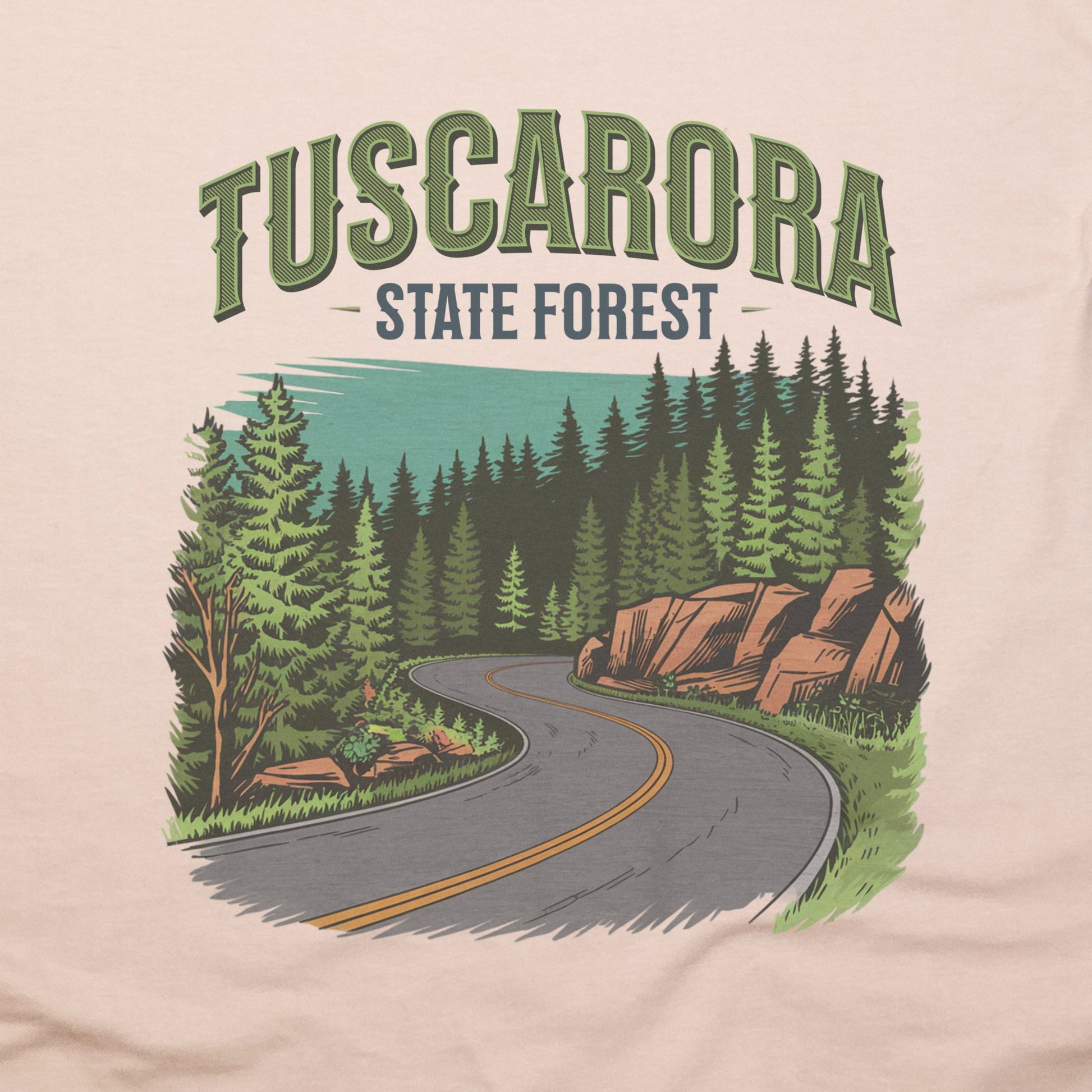 Tuscarora State Forest T-Shirt Adventure and Outdoors Themed T-Shirt