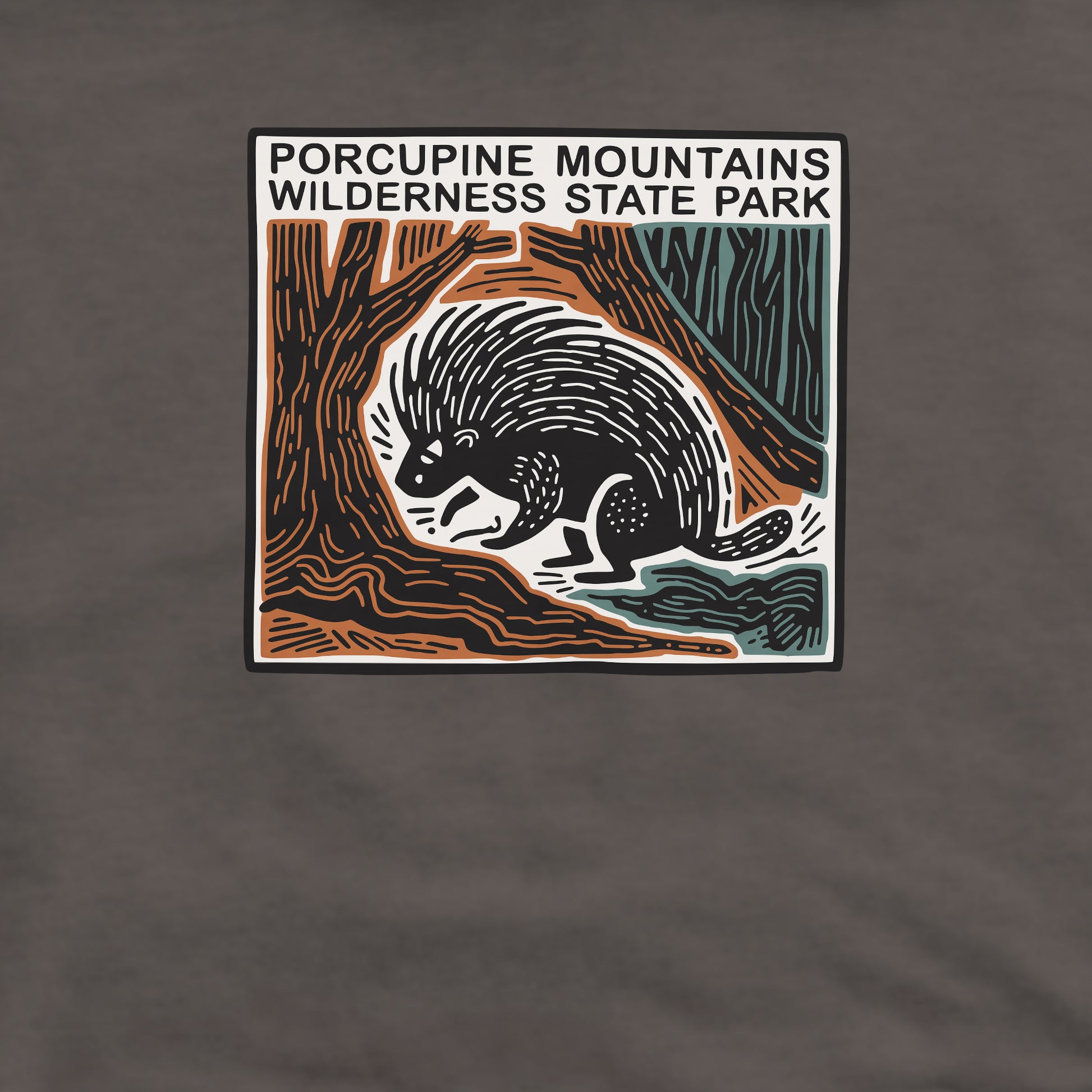 Porcupine Mountains Wilderness State Park Crewneck Sweatshirt Adventure and Outdoors Themed Sweatshirt
