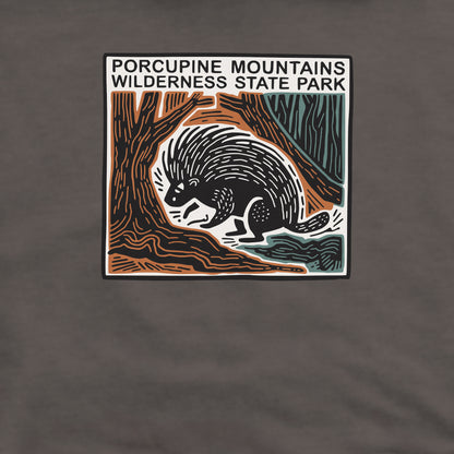 Porcupine Mountains Wilderness State Park Crewneck Sweatshirt Adventure and Outdoors Themed Sweatshirt