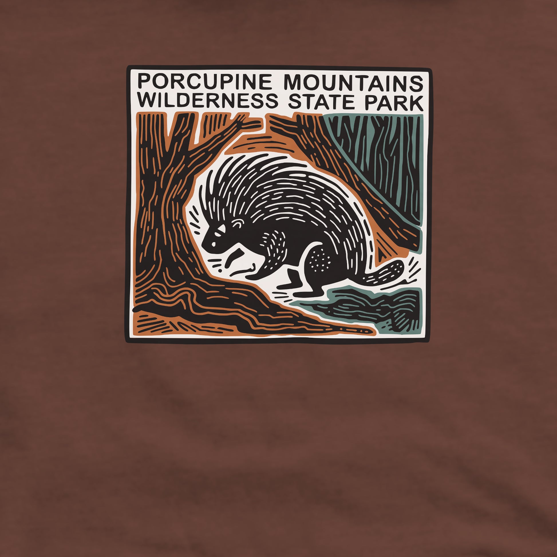 Porcupine Mountains Wilderness State Park Crewneck Sweatshirt Adventure and Outdoors Themed Sweatshirt